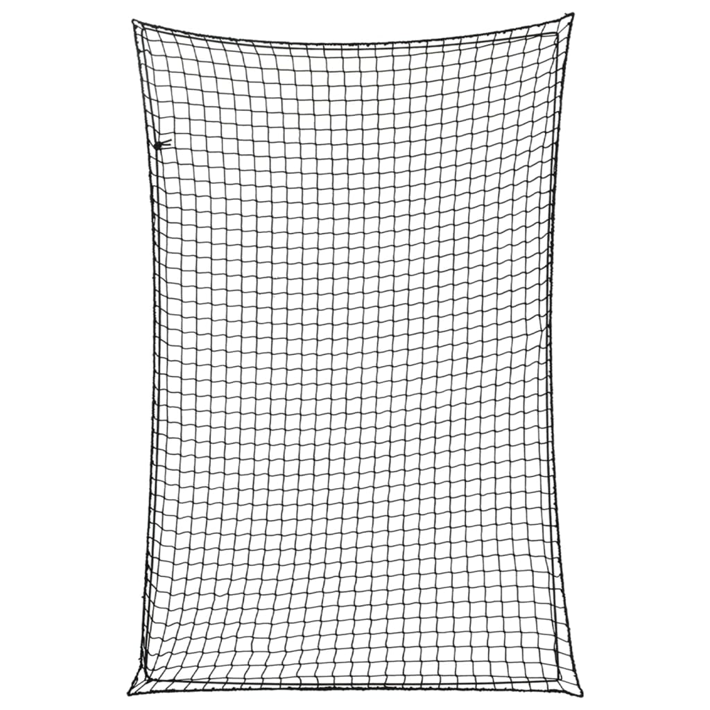 JUNG Vida Anhängernetz mit Gummiseil Schwarz 3x2 m PP
