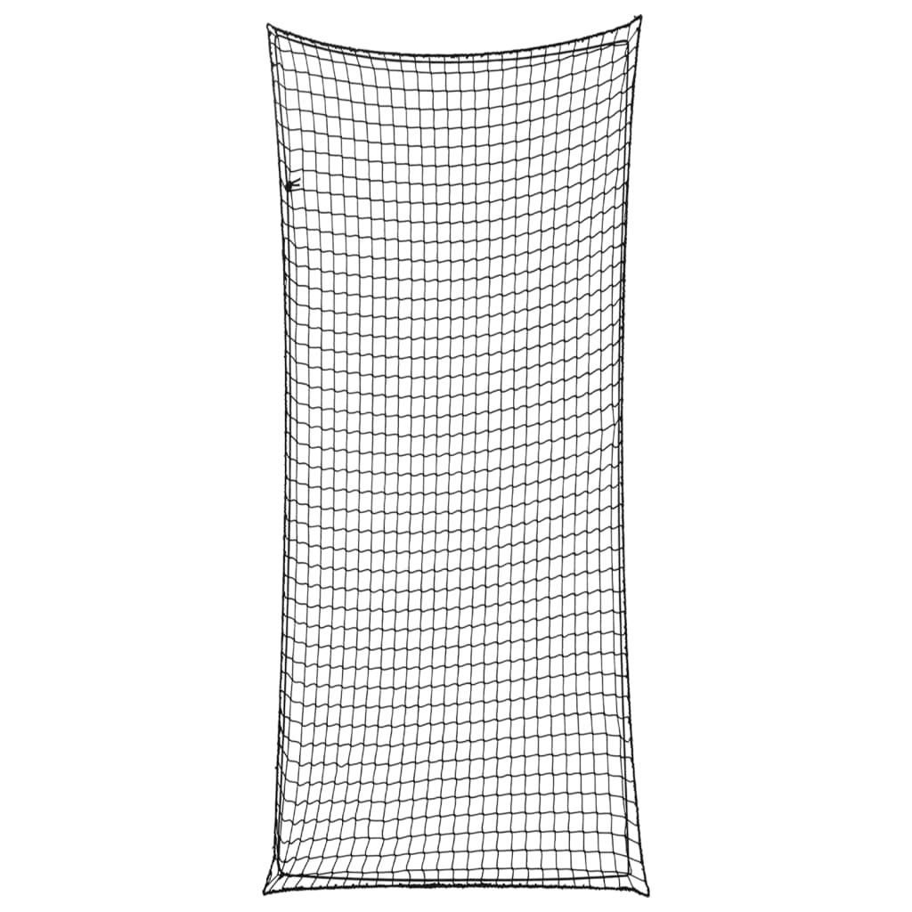 JUNG Vida Anhängernetz mit Gummiseil Schwarz 8x3,5 m PP