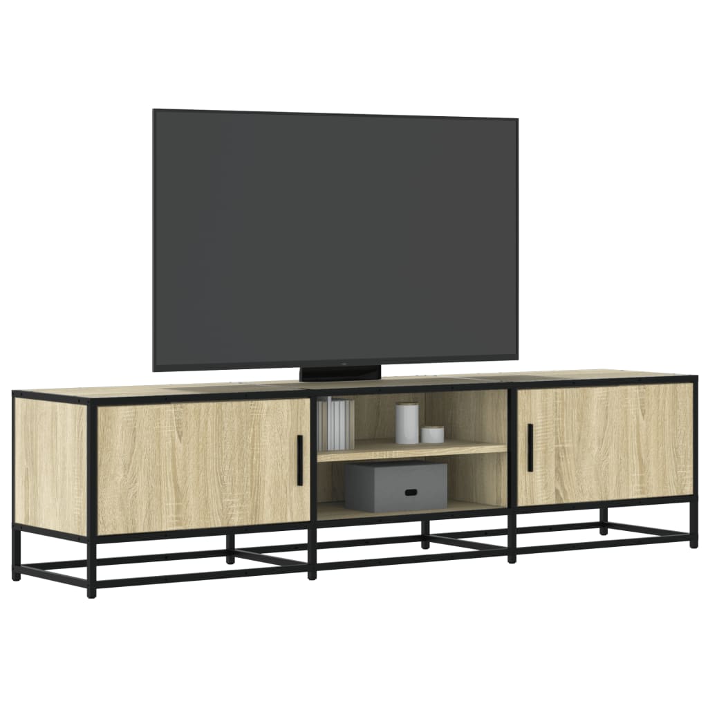 JUNG Vida TV-Schrank Sonoma-Eiche 160x35x41 cm Holzwerkstoff und Metall