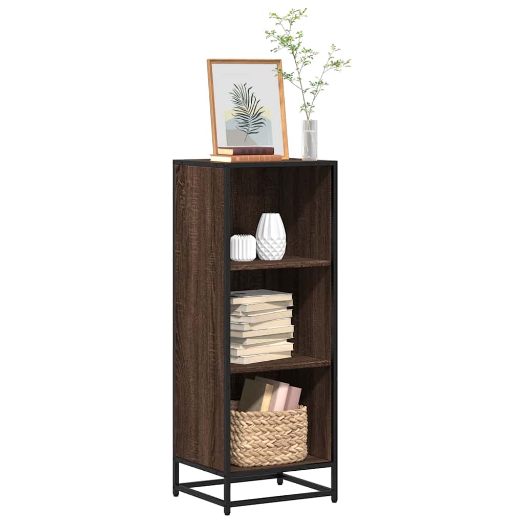 JUNG Vida Bücherregal Braun Eichen-Optik 40x35x107,5 cm Holzwerkstoff