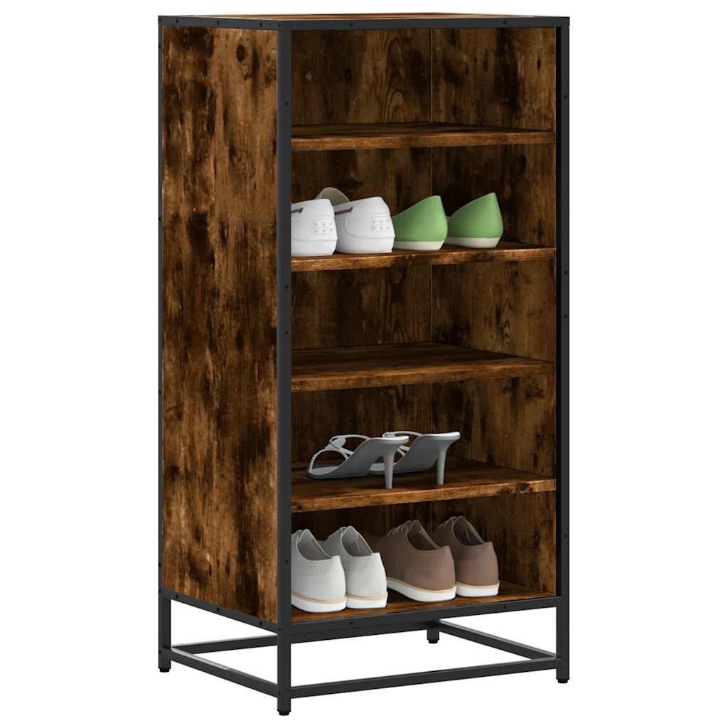 JUNG Vida Schuhregal Räuchereiche 48x38x97,5 cm Holzwerkstoff