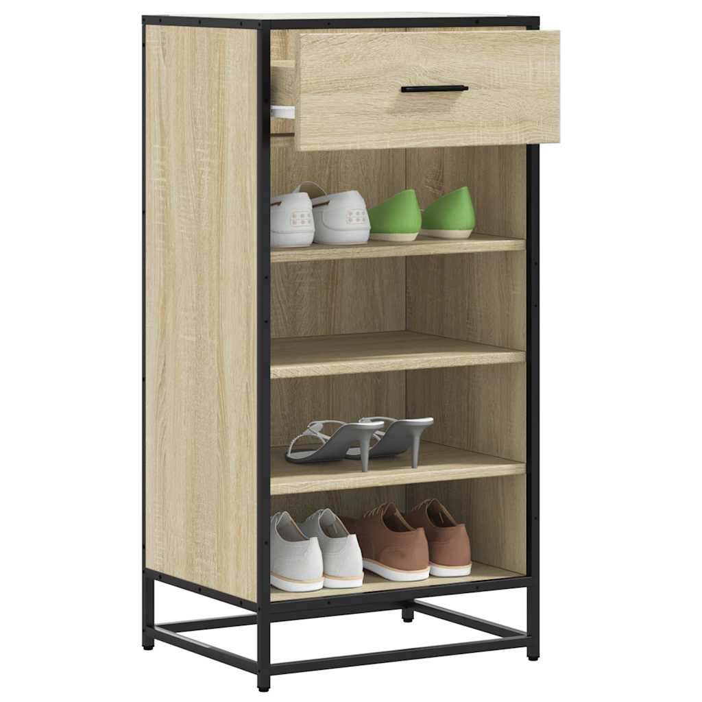 JUNG Vida Schuhregal Sonoma-Eiche 48x38x97,5 cm Holzwerkstoff