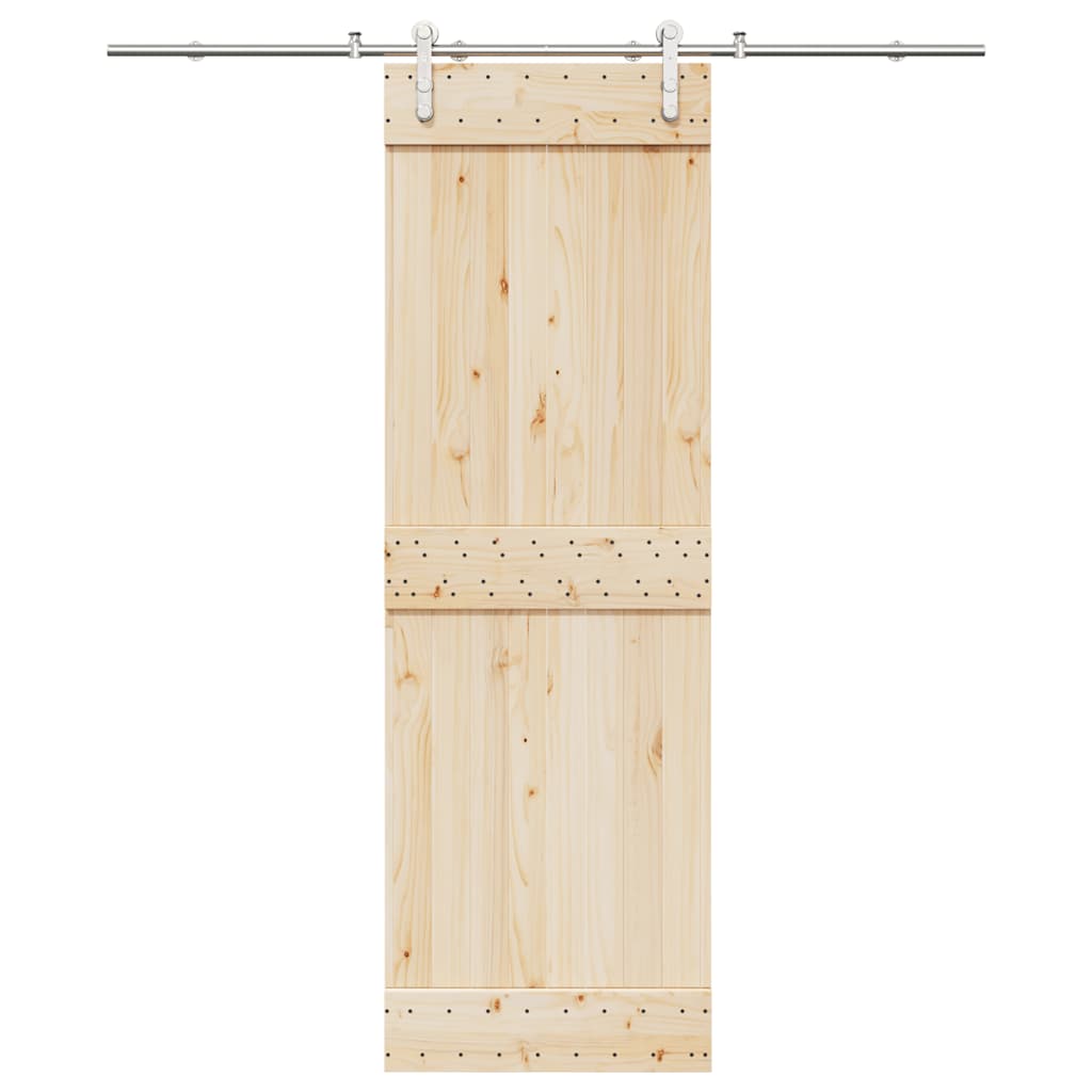 JUNG Vida Schiebetür-Beschlagsatz 200 cm Edelstahl Silbern
