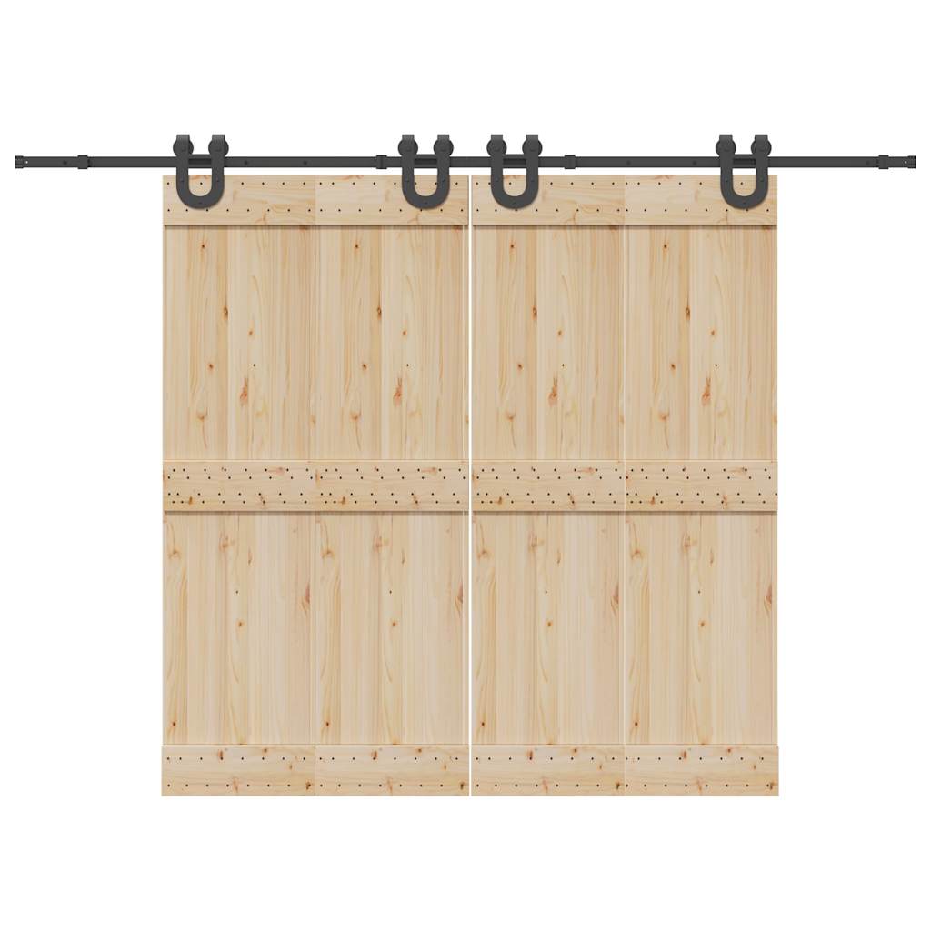 JUNG Vida Schiebetürbeschlag-Set 400 cm Stahl Schwarz