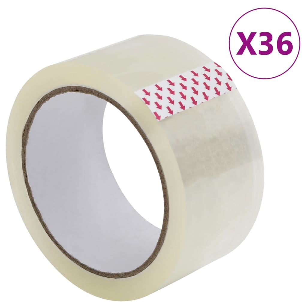 JUNG Vida Paketklebeband 36 Stk. Transparent 48 mm x 66 m