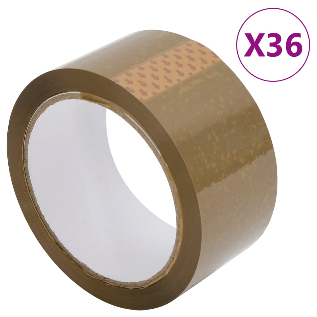 JUNG Vida Paketklebeband 36 Stk. Braun 48 mm x 66 m