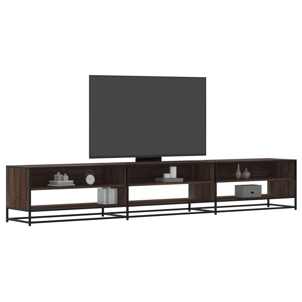 JUNG Vida TV-Schrank Braun Eichen-Optik 270x40x46 cm Holzwerkstoff