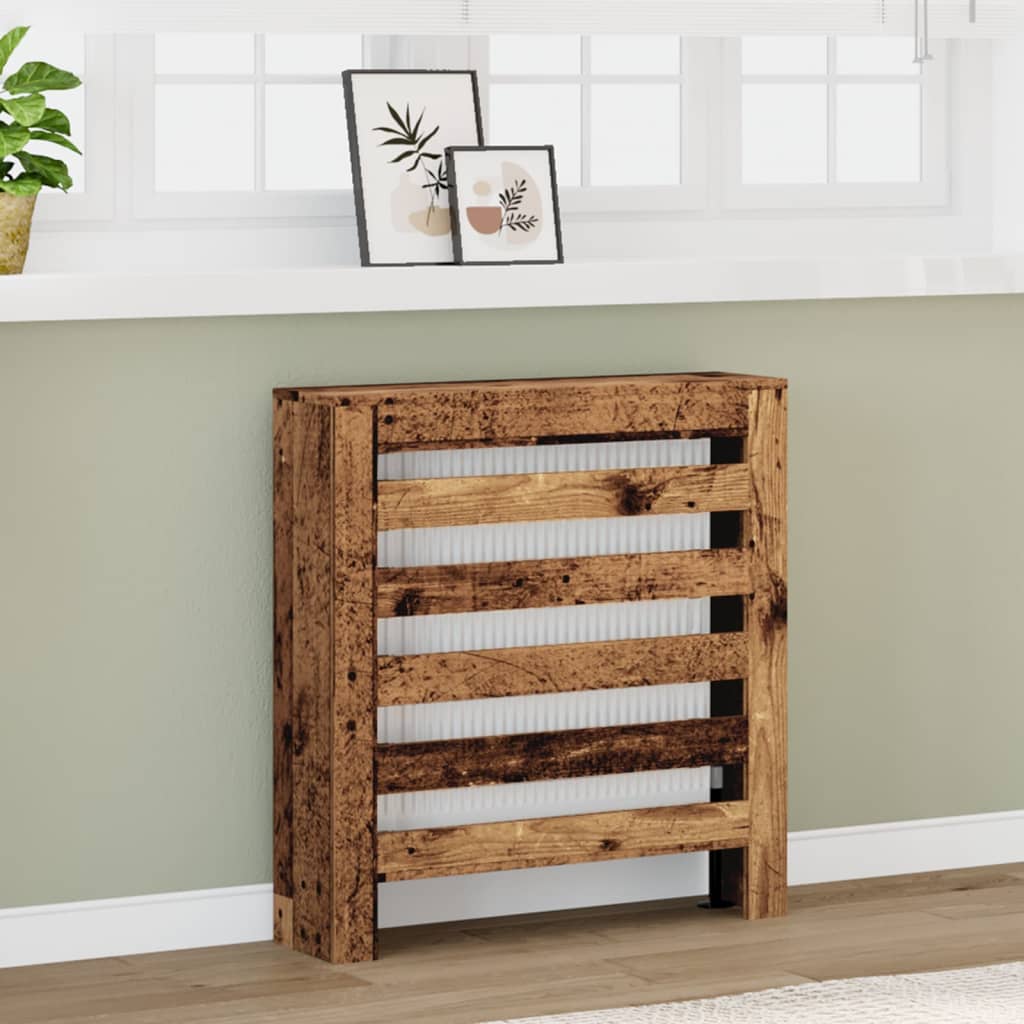 JUNG Vida Heizkörperverkleidung Altholz-Optik 78x20x82 cm Holzwerkstoff