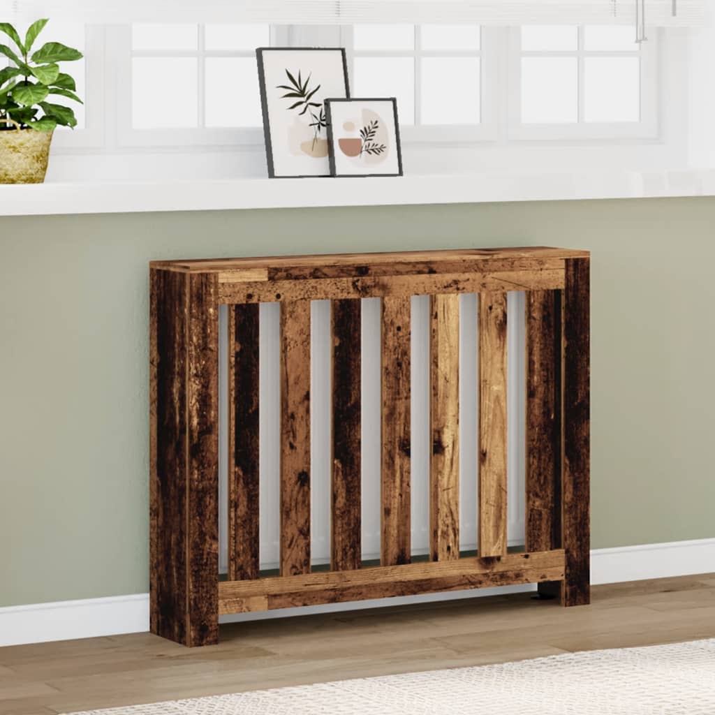 JUNG Vida Heizkörperverkleidung Altholz-Optik 104x20x82 cm Holzwerkstoff