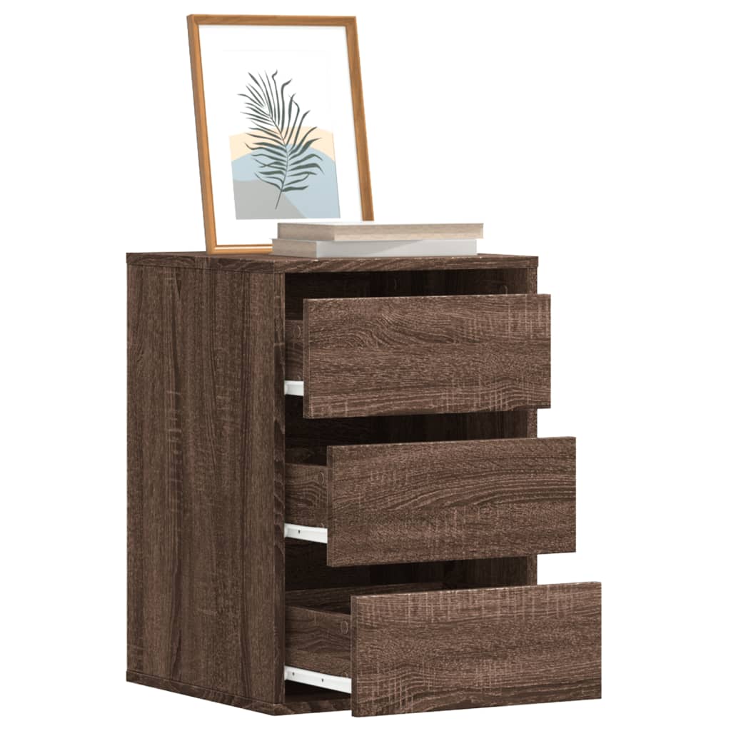 JUNG Vida Kommode Braun Eichen-Optik 40x41x58 cm Holzwerkstoff
