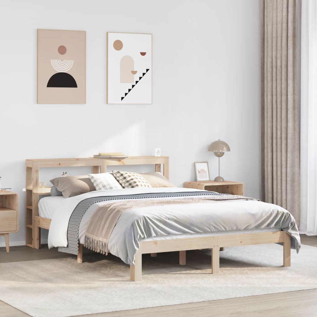 JUNG Vida Bettgestell mit Kopfteil ohne Matratze 140x190 cm