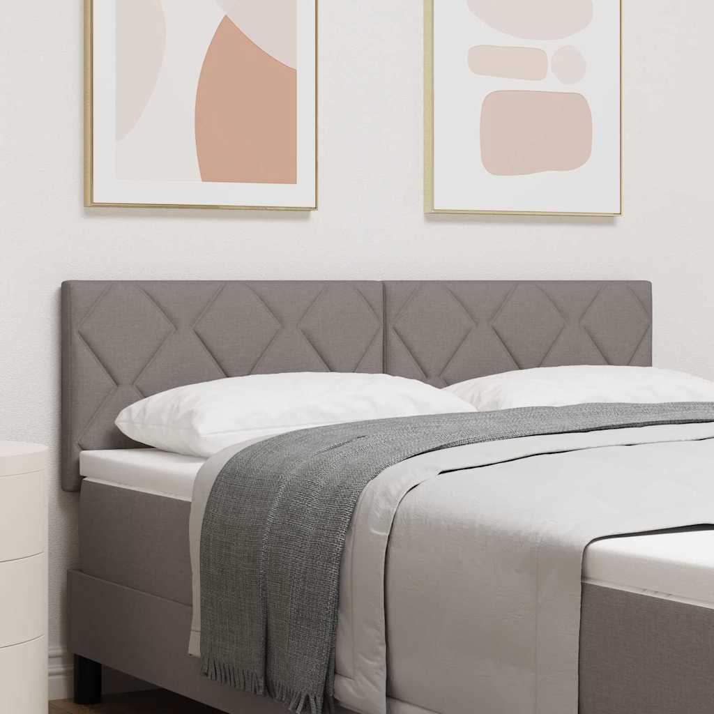 JUNG Vida Kopfteil Taupe 160 cm Stoff