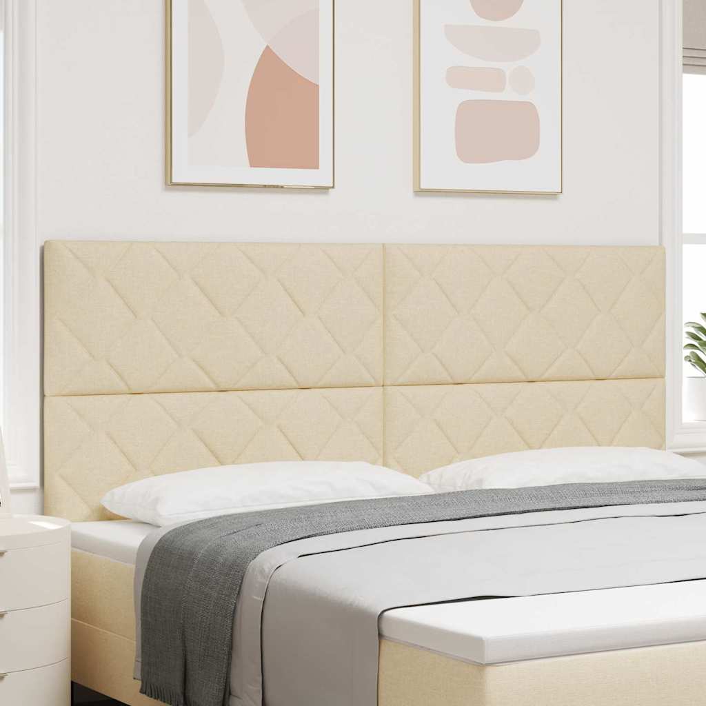 JUNG Vida Kopfteil Creme 200 cm Stoff