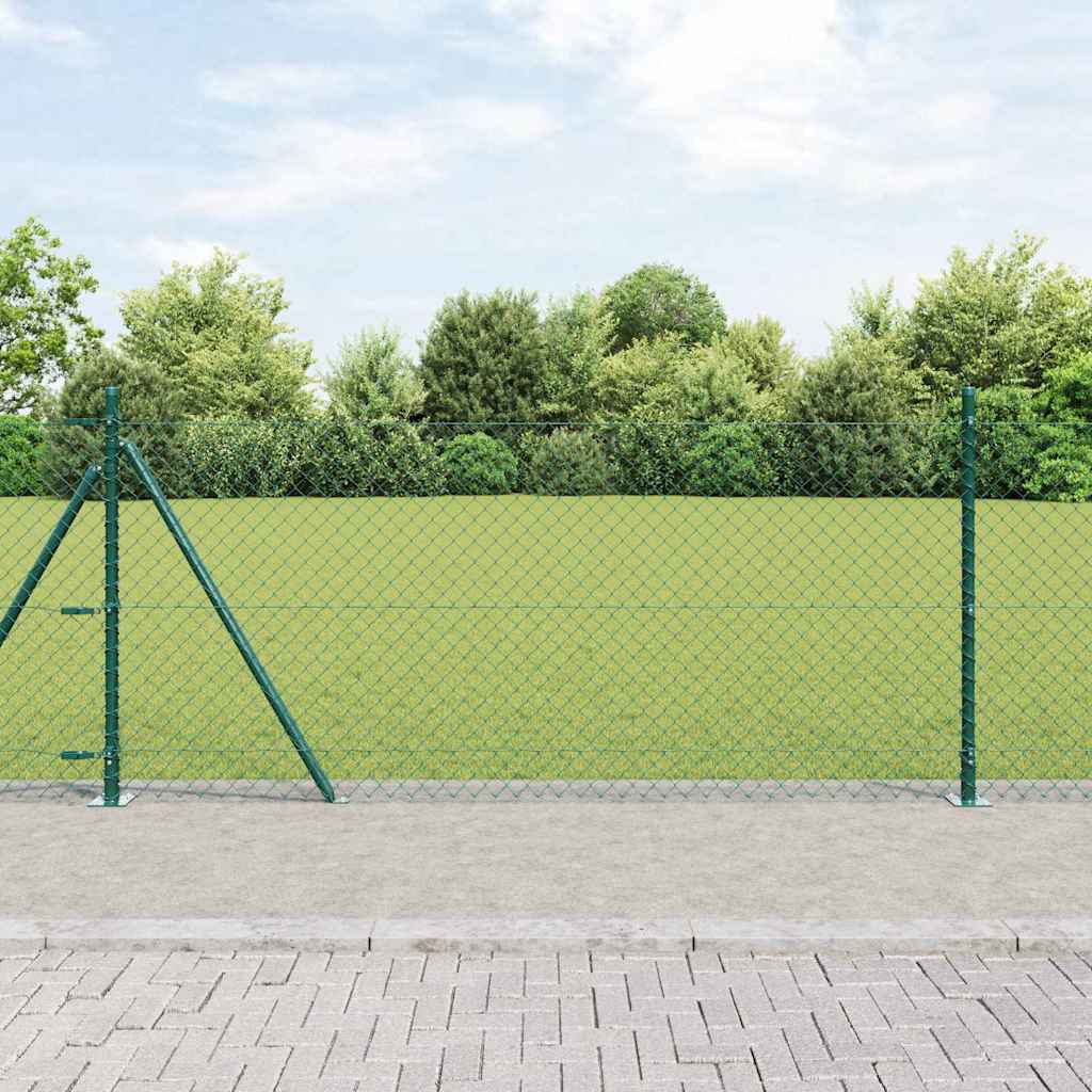 JUNG Vida Zaunpfosten Grün 0.8 x 25 m (60 x 60 mm Maschen) Stahl