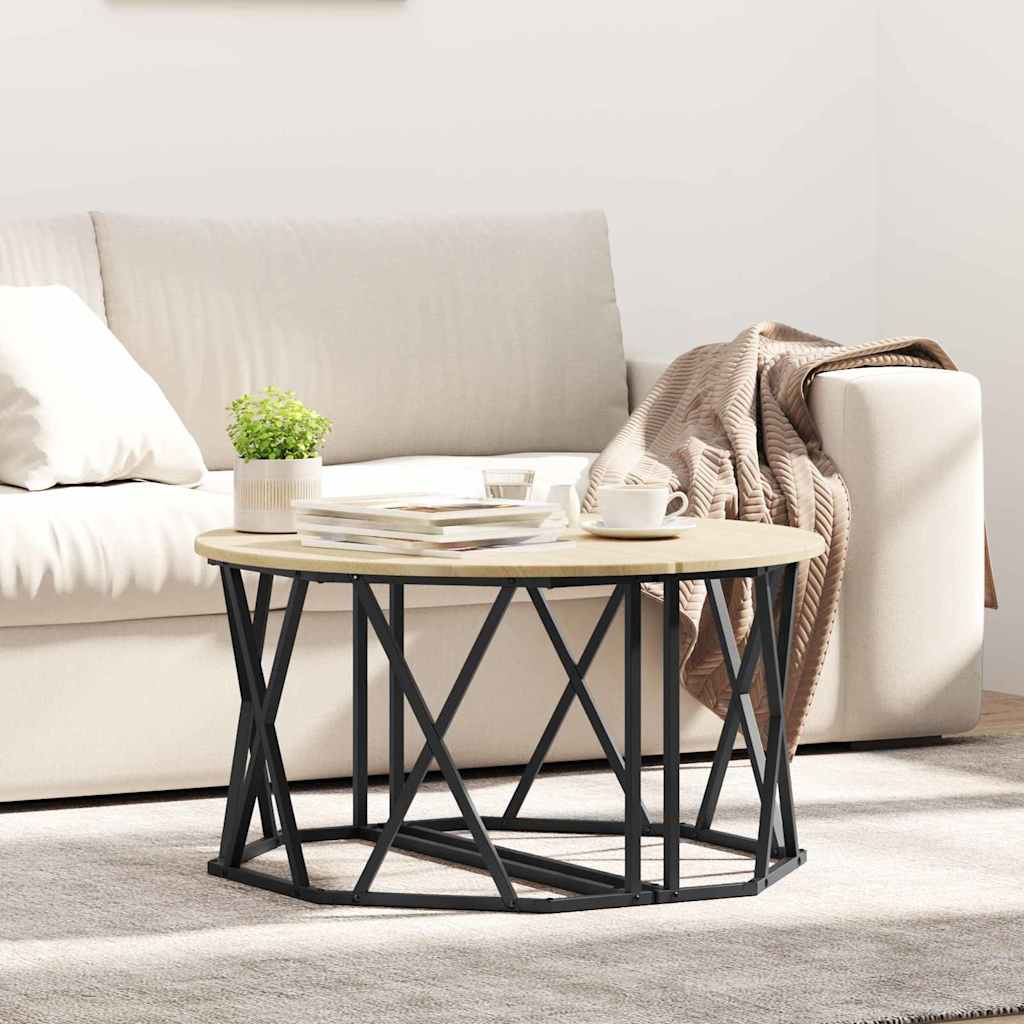 JUNG Vida Couchtisch Sonoma-Eiche 80 x 80 x 42 cm