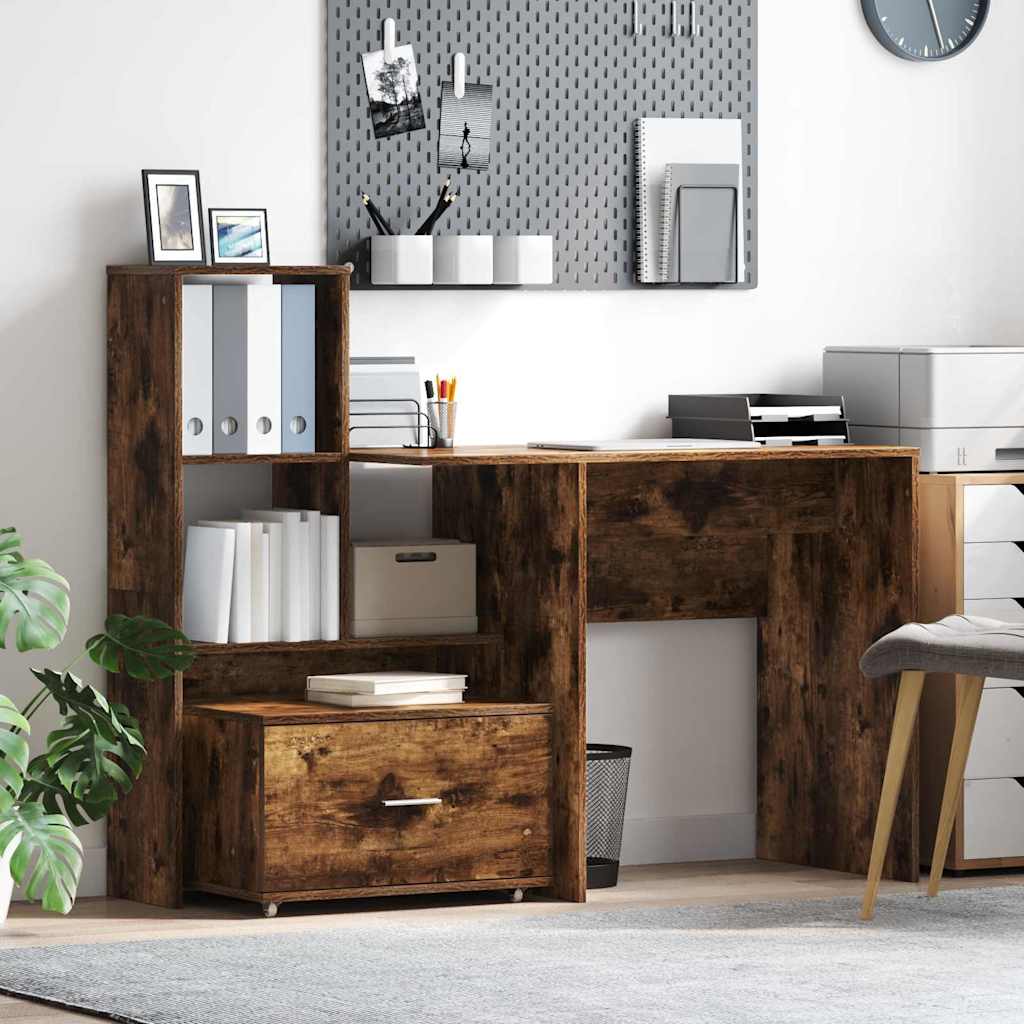 JUNG Vida Schubladenschrank Mit Rad Geräucherte Eiche 55 x 45 x 31 cm