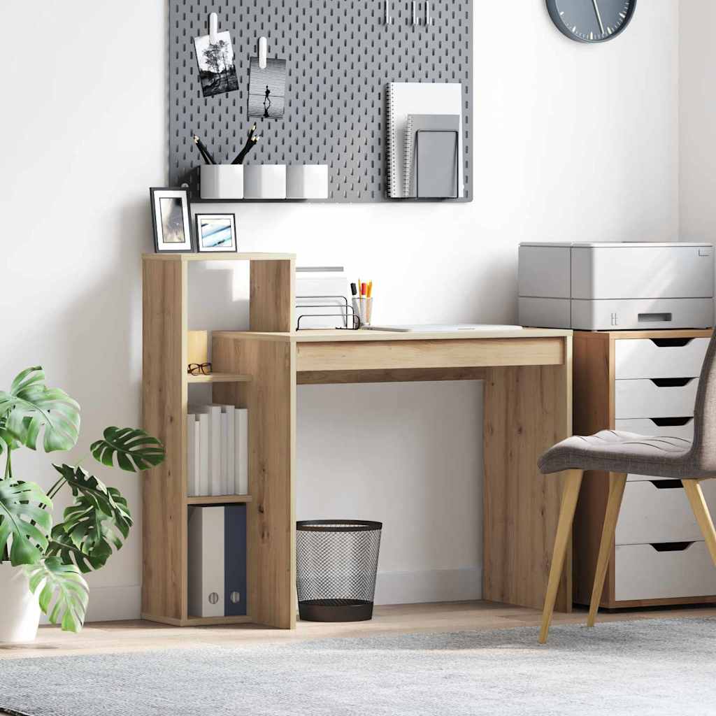 JUNG Vida Schreibtisch Artisan-Eiche 100 x 40 x 90 cm Holzwerkstoff