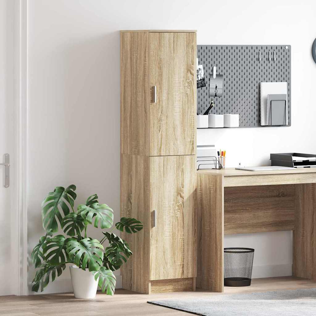 JUNG Vida Highboard Sonoma-Eiche 35 x 39 x 168 cm