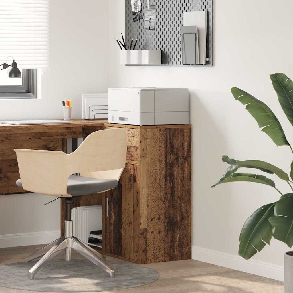 JUNG Vida Sideboard mit Schubladen Altholz 38 x 34 x 75 cm