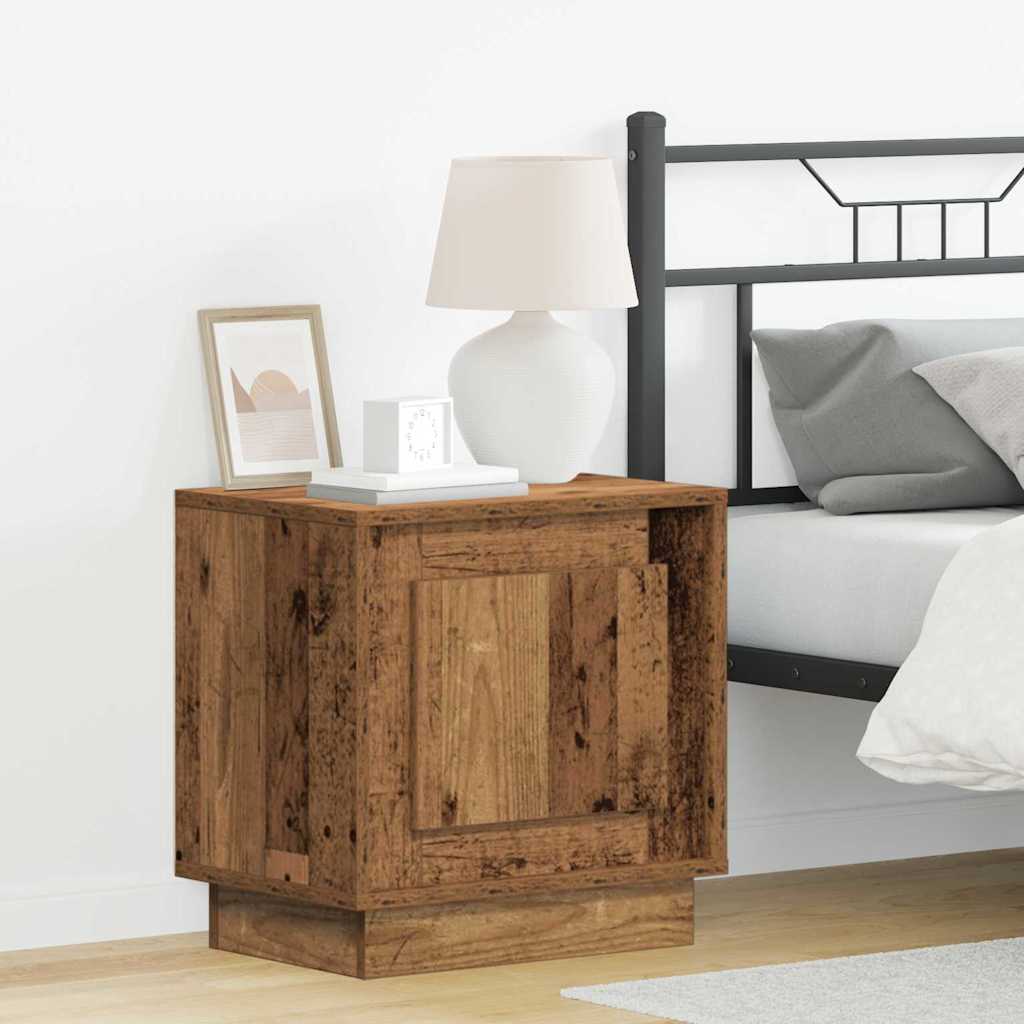 JUNG Vida Nachttisch Altholz 44 x 34,5 x 45 cm Holzwerkstoff