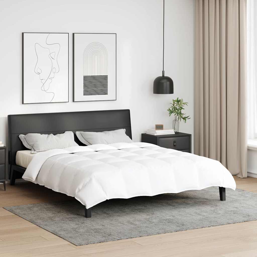 JUNG Vida Sommerdecke Weiß 200 x 200 cm Feder