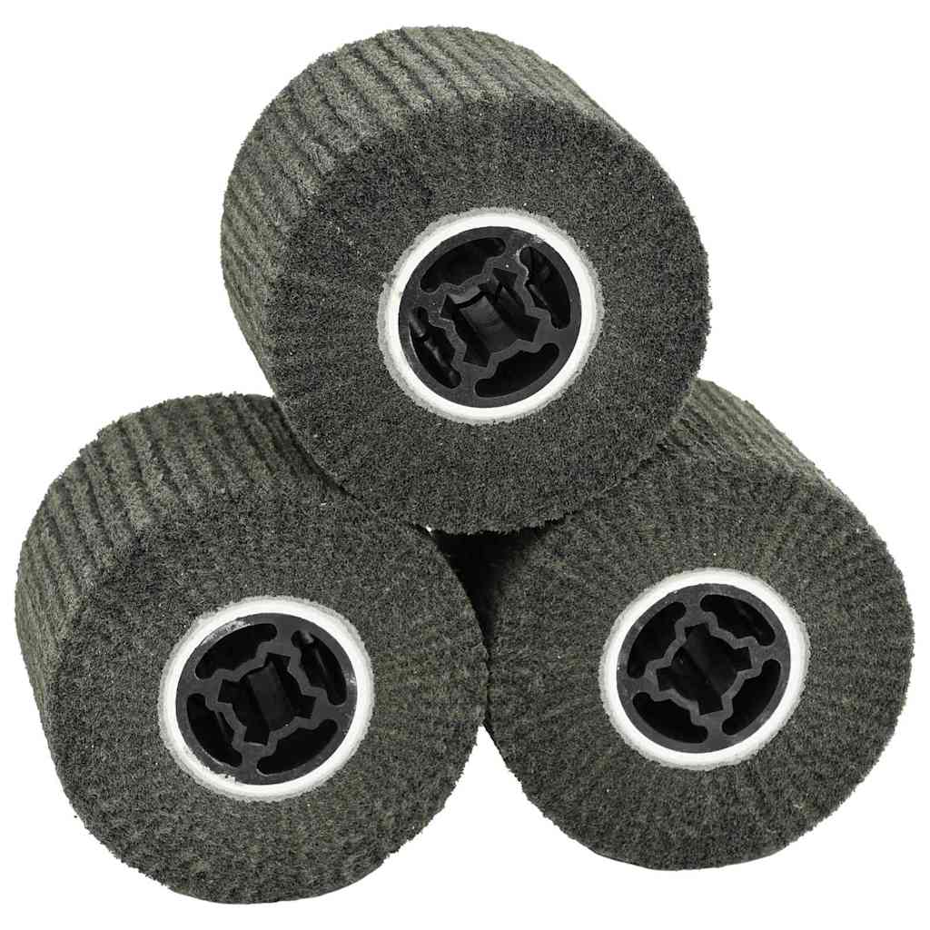 JUNG Vida Schleifrollen 3 pcs Schwarz 12 x 12 x 10 cm Synthetische Faser