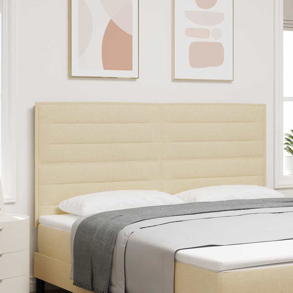 JUNG Vida Kopfteil mit Kopfteil Creme 180 cm Kunstleder