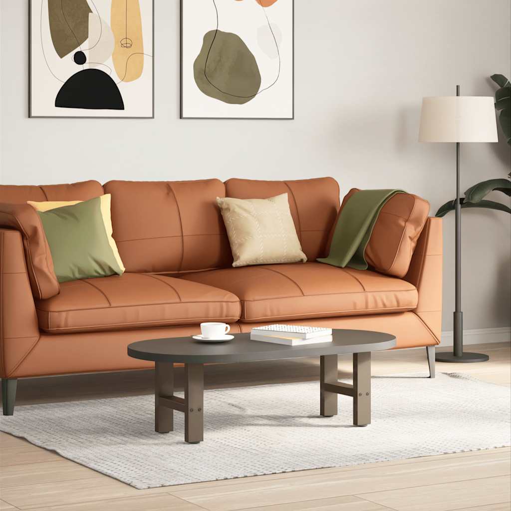 JUNG Vida Couchtischbeine Naturstahl 2 Stk. 40x(30-31) cm Stahl