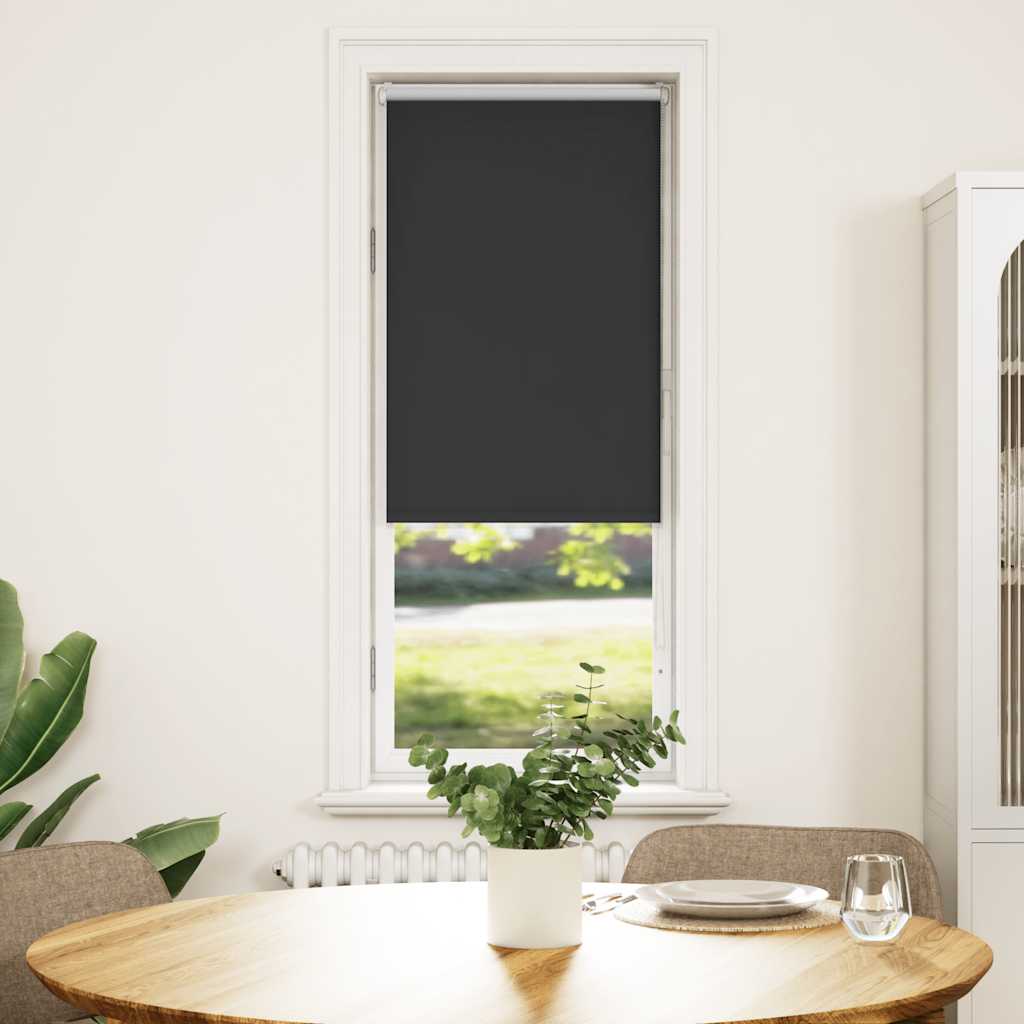 JUNG Vida Verdunkelungsrollo Schwarz 40x130 cm Stoffbreite 35,7 cm