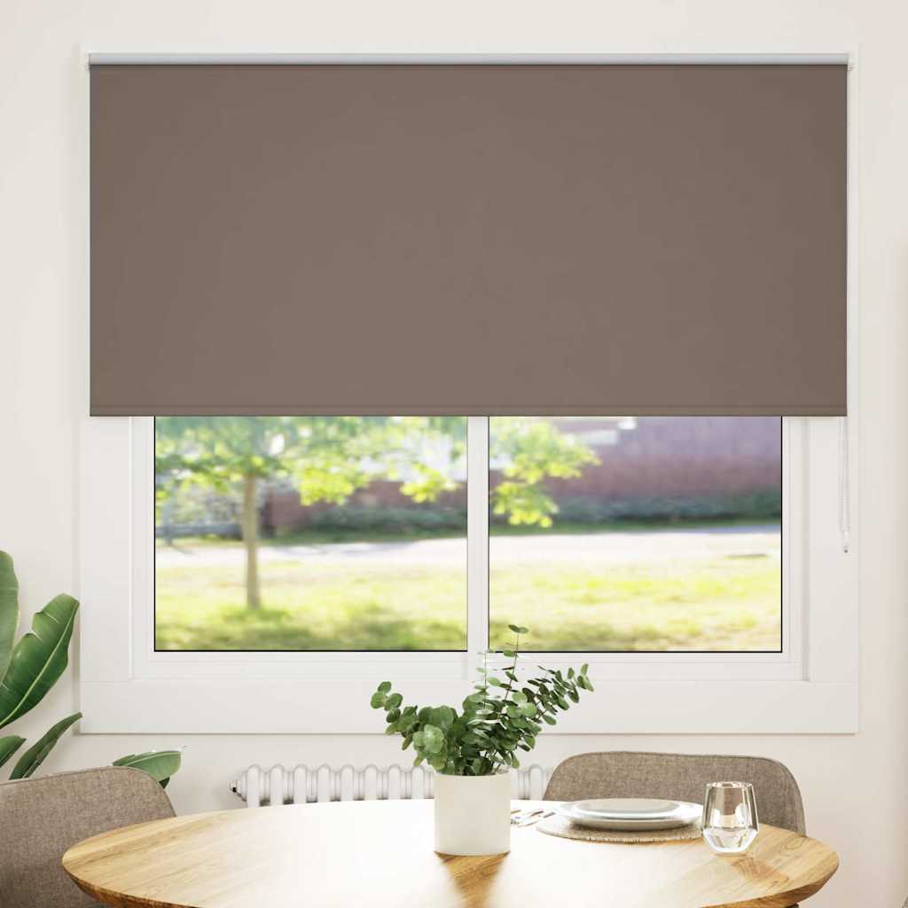 JUNG Vida Verdunkelungsrollo Kaffeebraun 150x130cm Stoffbreite 146,6 cm
