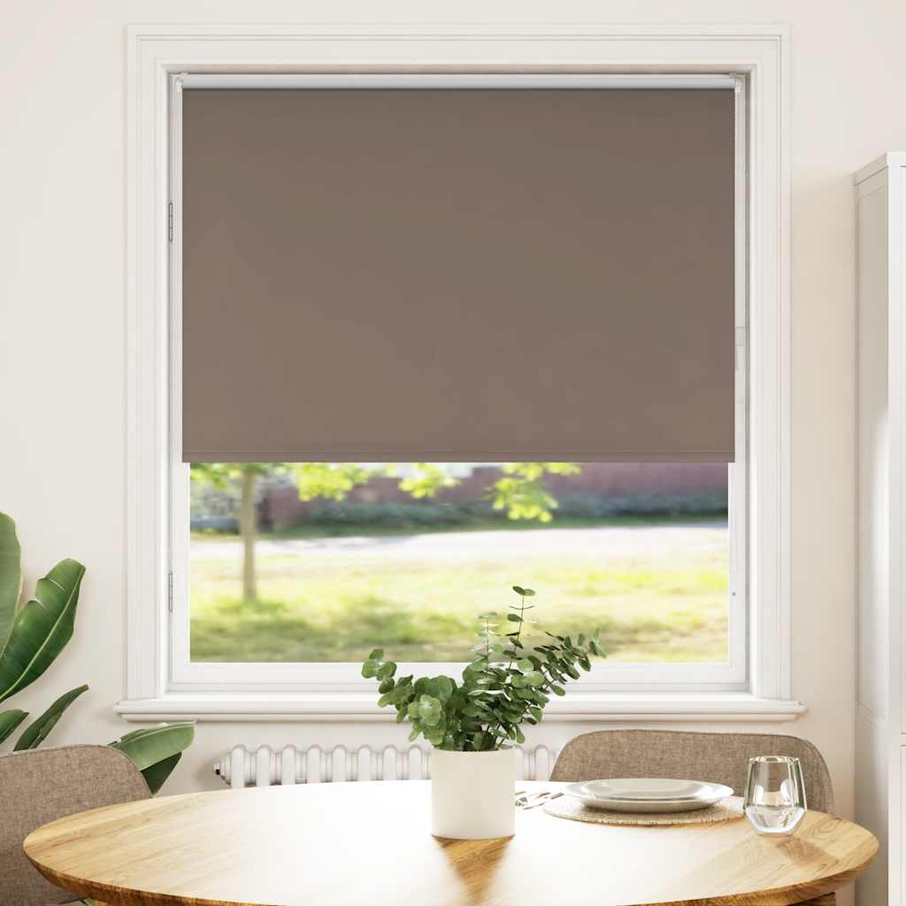 JUNG Vida Verdunkelungsrollo Kaffeebraun 100x150cm Stoffbreite 95,7cm
