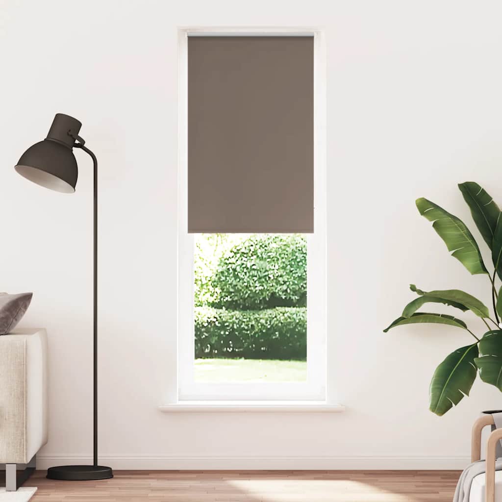 JUNG Vida Verdunkelungsrollo Kaffeebraun 75x230 cm Stoffbreite 70,7 cm