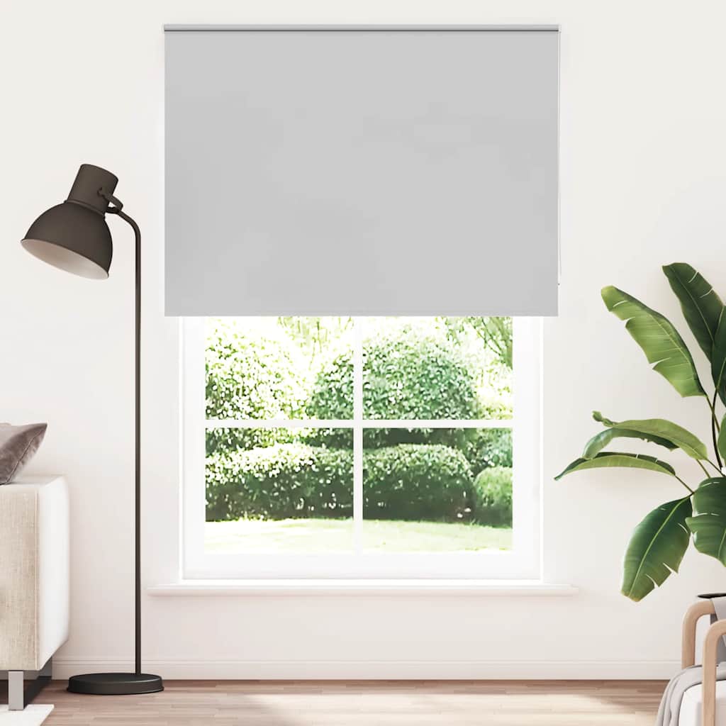JUNG Vida Verdunkelungsrollo Hellgrau 150x230cm Stoffbreite 146,6cm