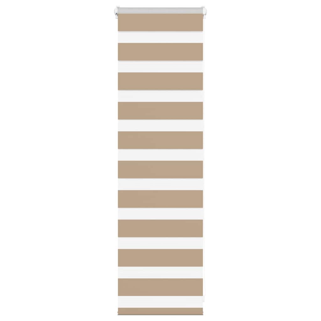 JUNG Vida Doppelrollo Sandbraun 45x100 cm Stoffbreite 40,9 cm Polyester