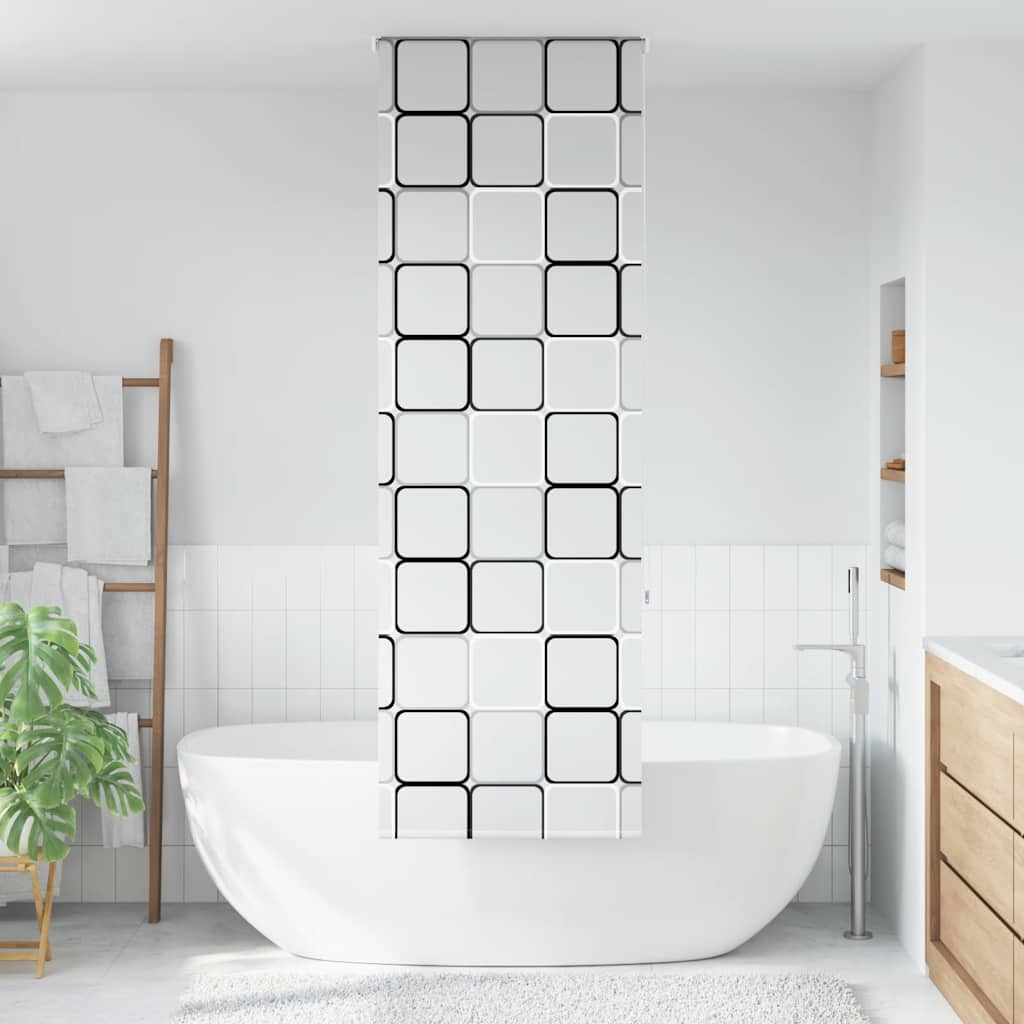 JUNG Vida Duschrollo 80x240 cm Stoffbreite 76 cm