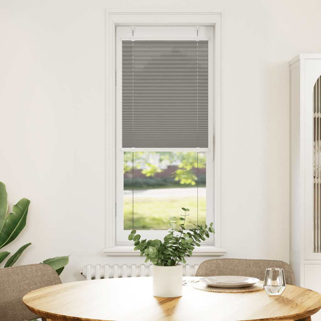 JUNG Vida Plissee Anthrazit 40x100 cm Stoffbreite 39,4 cm Polyester