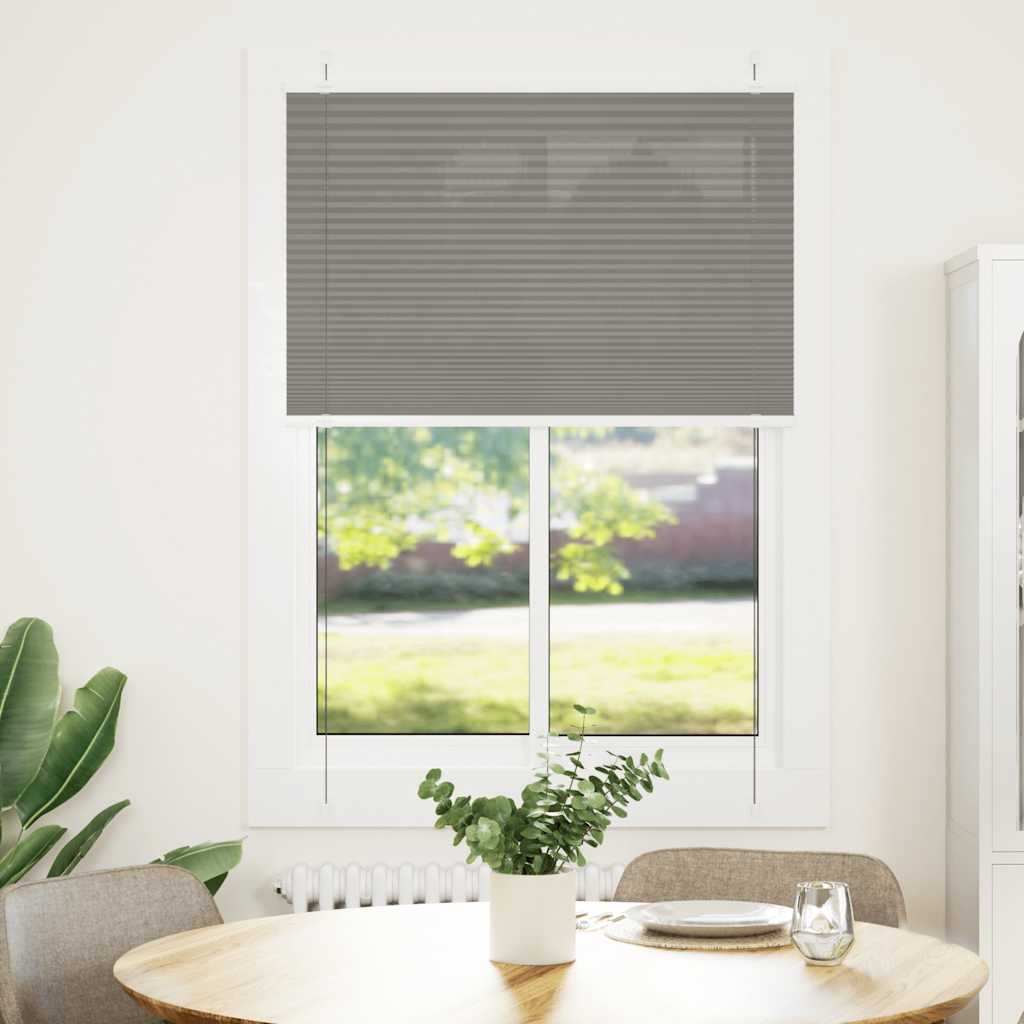 JUNG Vida Plissee Anthrazit 85x100 cm Stoffbreite 84,4 cm Polyester