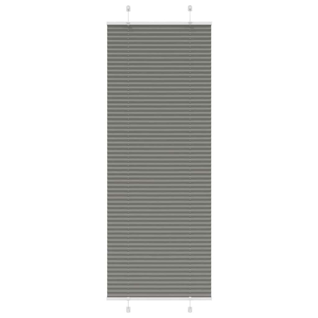 JUNG Vida Plissee Anthrazit 80x200 cm Stoffbreite 79,4 cm Polyester