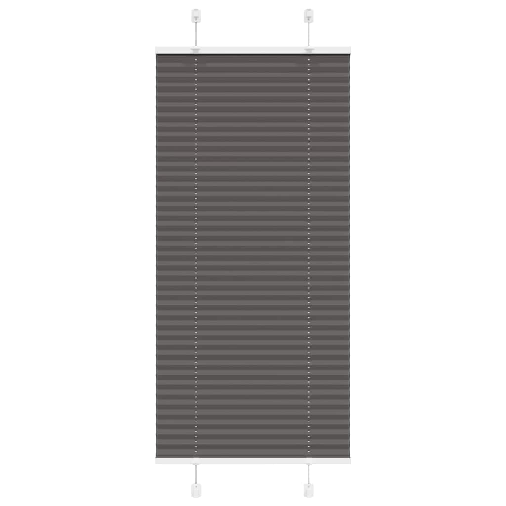 JUNG Vida Plissee Schwarz 60x100 cm Stoffbreite 59,4 cm Polyester