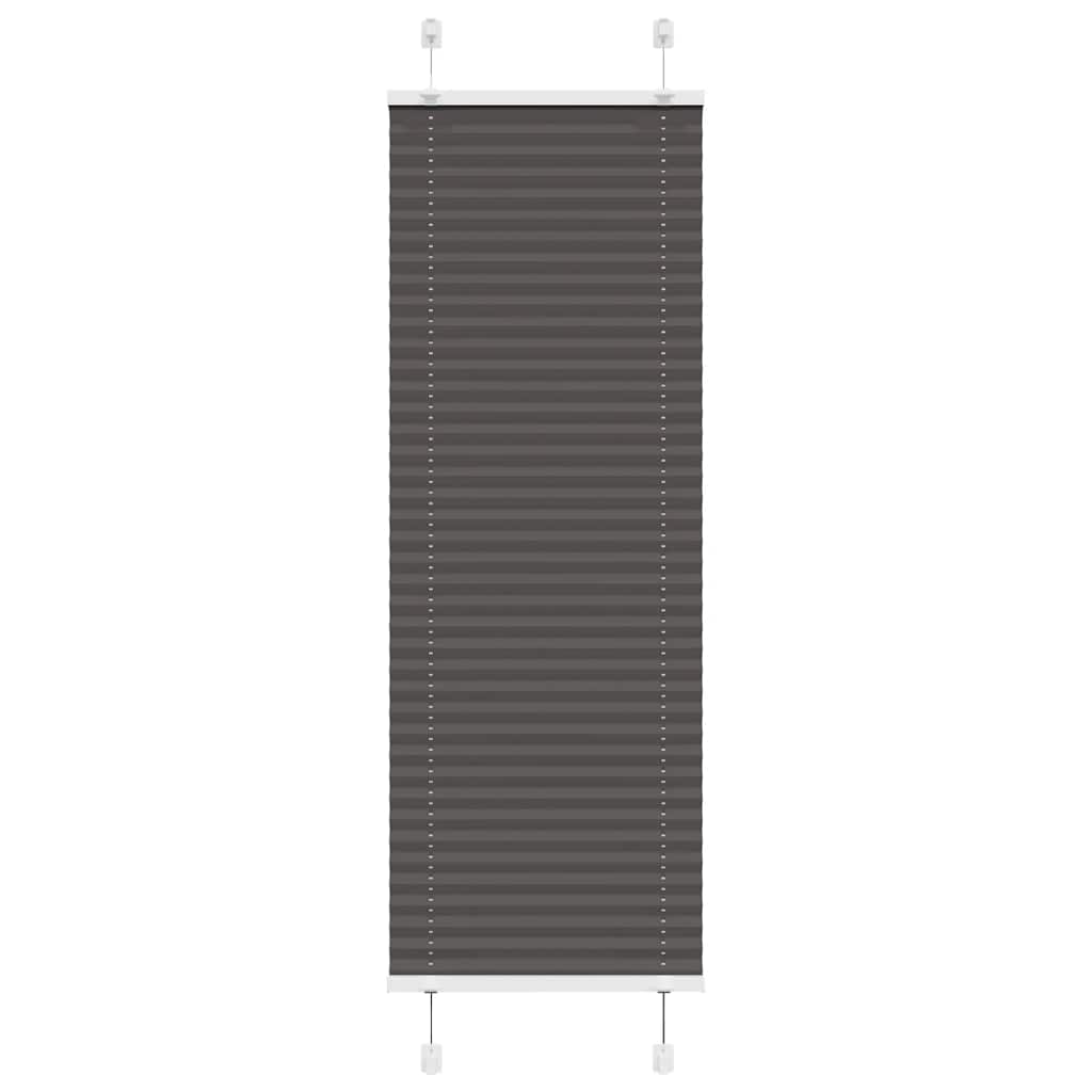 JUNG Vida Plissee Schwarz 45x150 cm Stoffbreite 44,4 cm Polyester