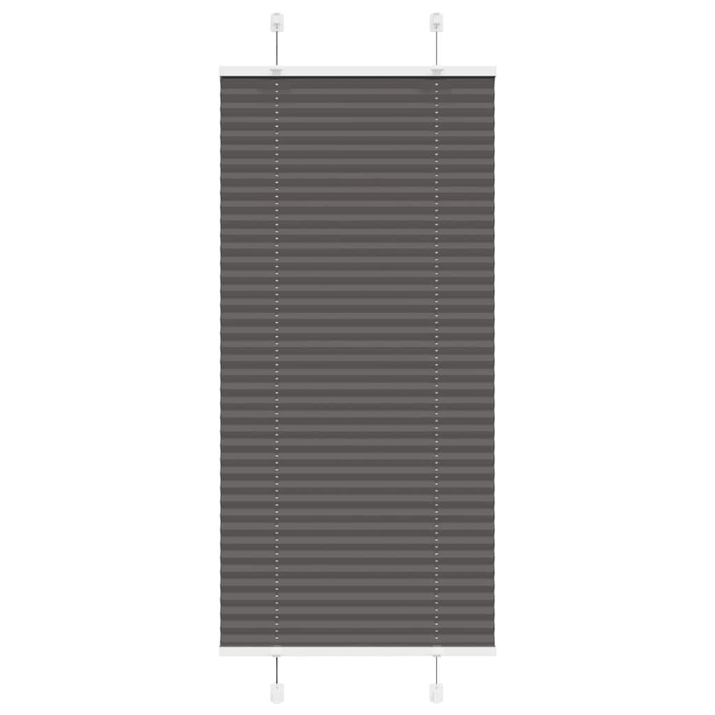 JUNG Vida Plissee Schwarz 55x150 cm Stoffbreite 54,4 cm Polyester