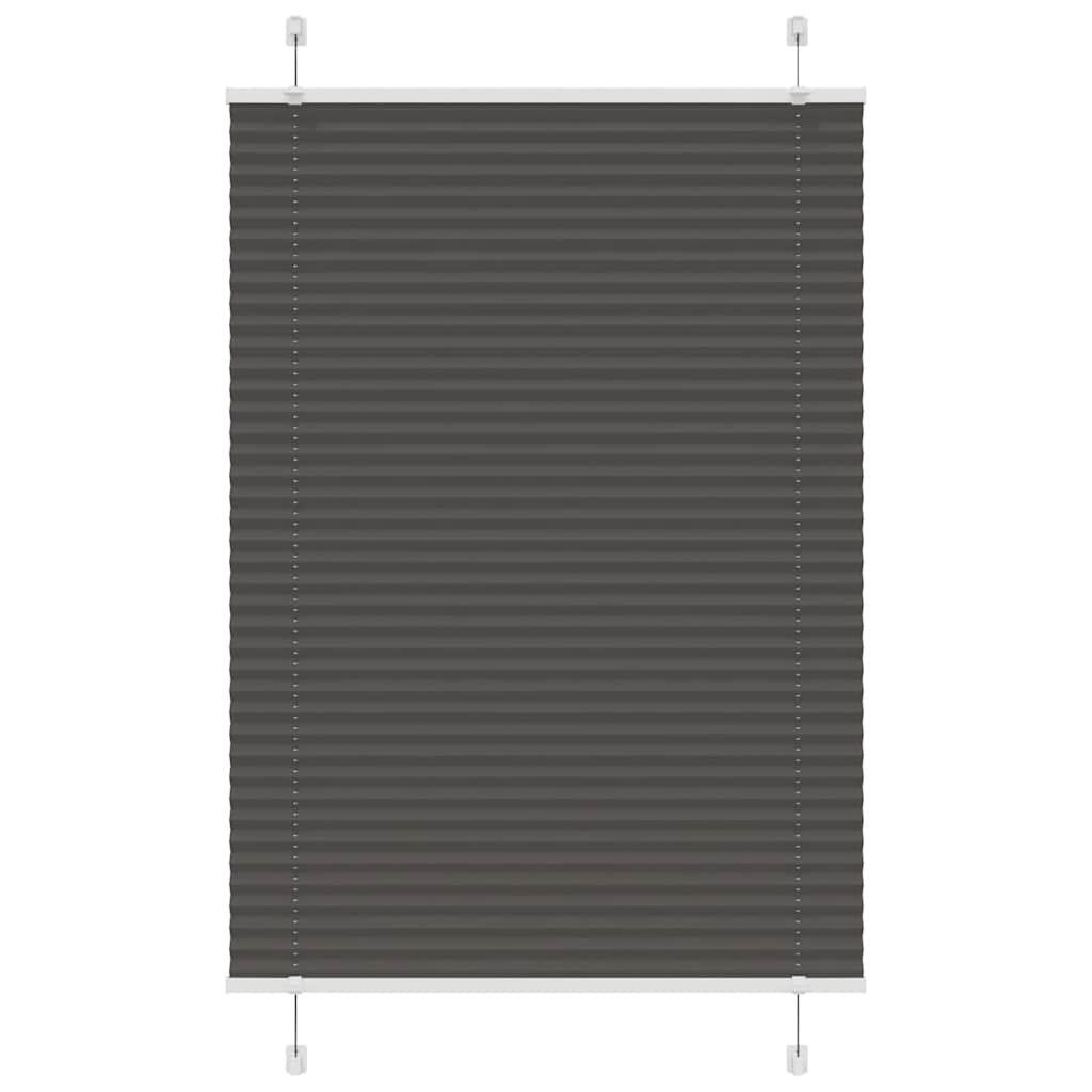 JUNG Vida Plissee Schwarz 90x150 cm Stoffbreite 89,4 cm Polyester