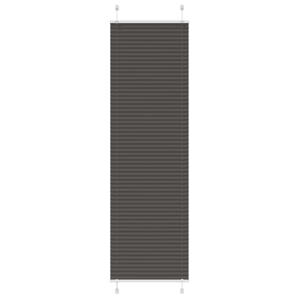 JUNG Vida Plissee Schwarz 60x200 cm Stoffbreite 59,4 cm Polyester