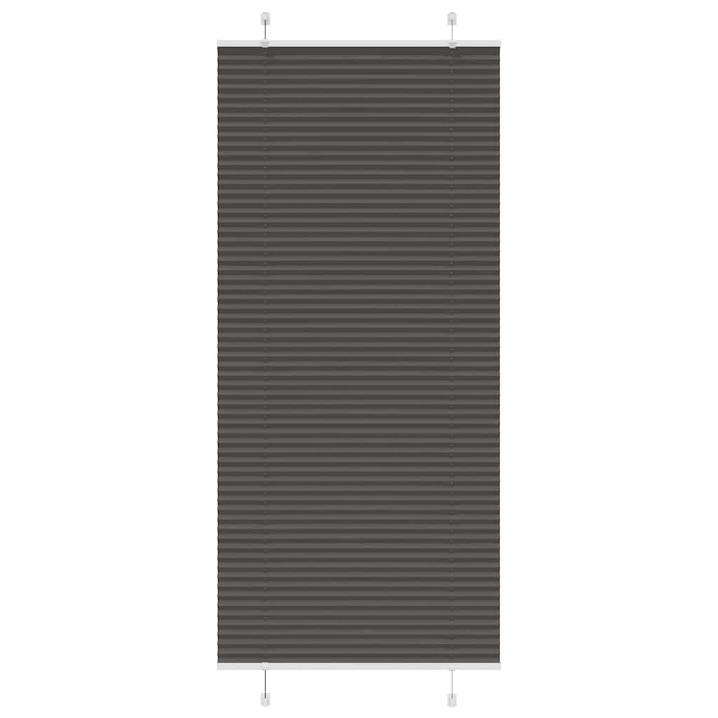 JUNG Vida Plissee Schwarz 90x200 cm Stoffbreite 89,4 cm Polyester