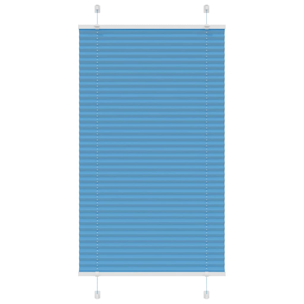 JUNG Vida Plissee Blau 75x150 cm Stoffbreite 74,4 cm Polyester