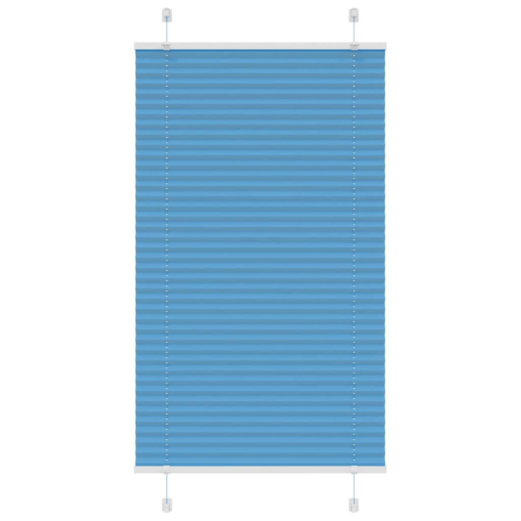 JUNG Vida Plissee Blau 80x150 cm Stoffbreite 79,4 cm Polyester