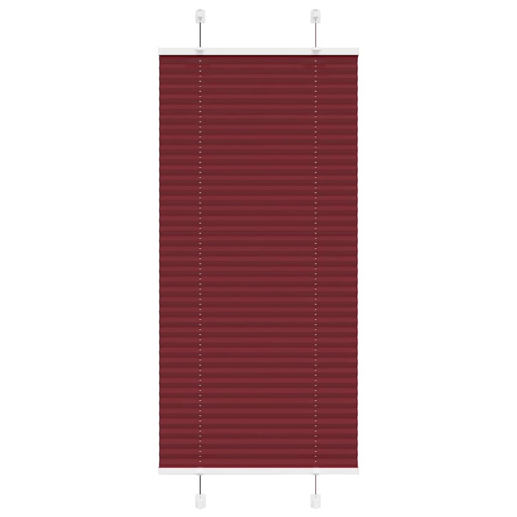 JUNG Vida Plissee Bordeauxrot 65x100 cm Stoffbreite 64,4 cm Polyester