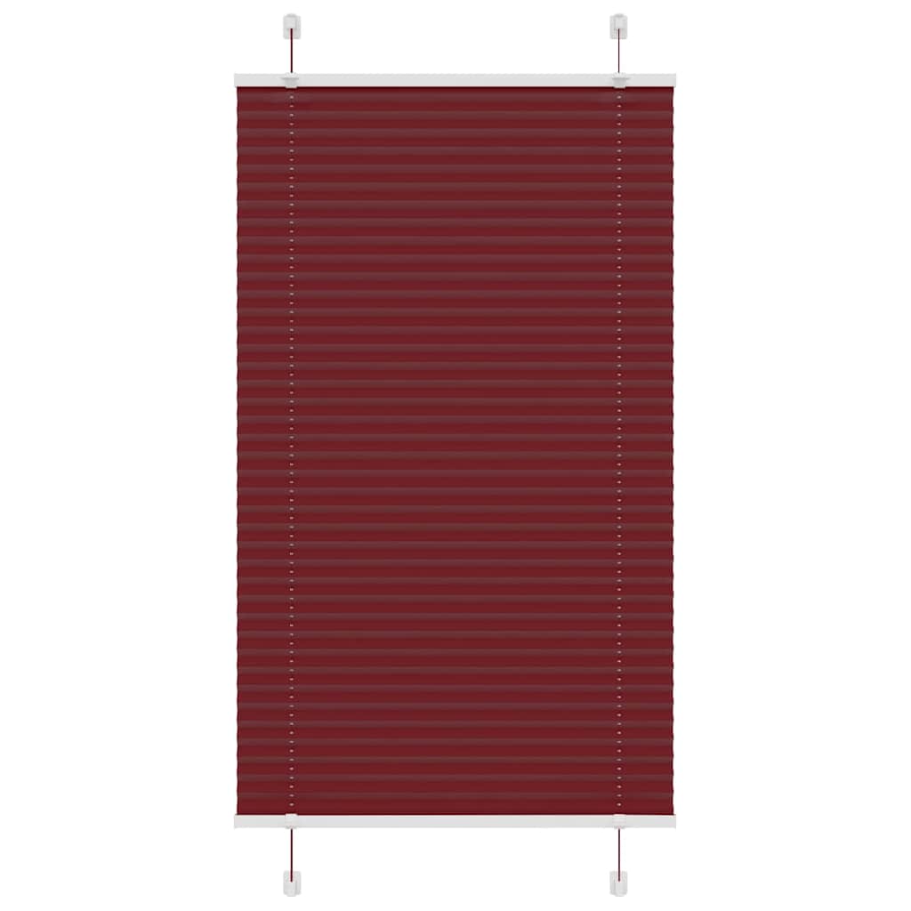 JUNG Vida Plissee Bordeauxrot 75x100 cm Stoffbreite 74,4 cm Polyester