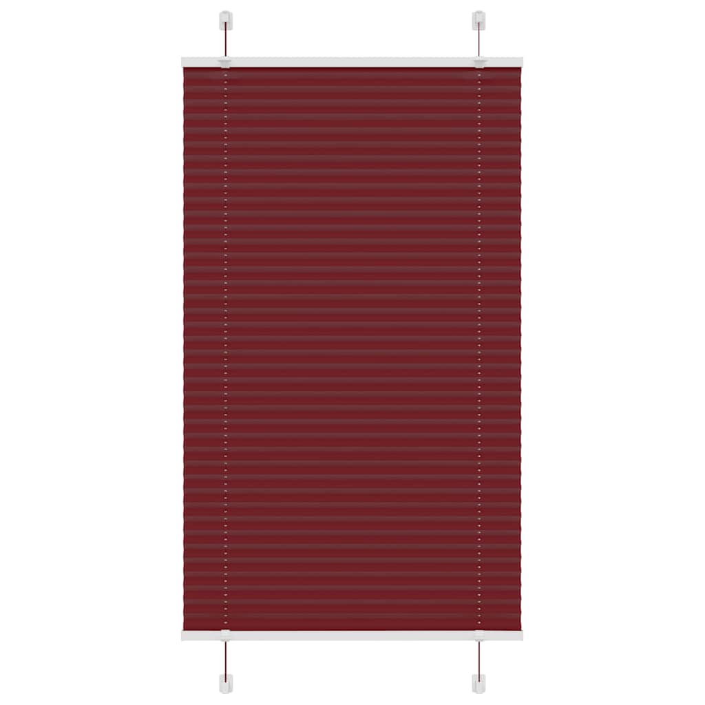 JUNG Vida Plissee Bordeauxrot 80x100 cm Stoffbreite 79,4 cm Polyester