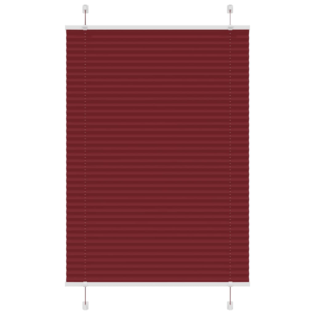 JUNG Vida Plissee Bordeauxrot 90x150 cm Stoffbreite 89,4 cm Polyester